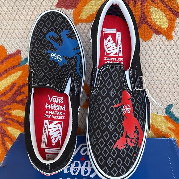 Vans Skate Slip On Krooked By Natas For Ray Men’s sneakers - Picture 13 of 16